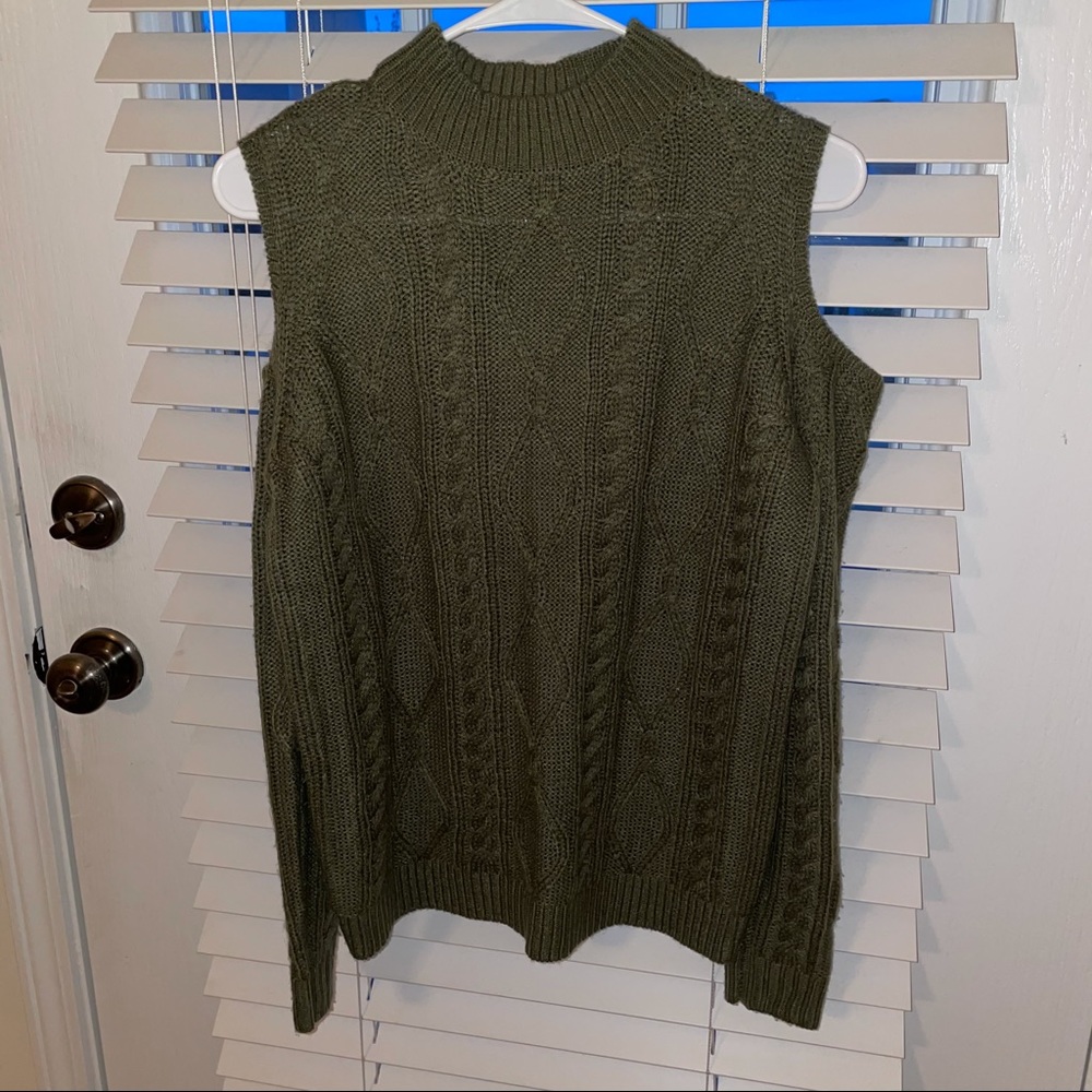 Cold Shoulder Sweater